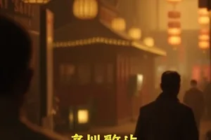 白噪音之夜 深夜城市窗景与录音设备特写