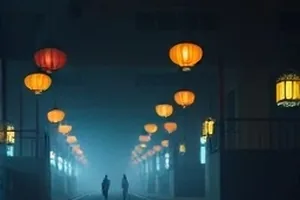 第七个晚班 急诊走廊深夜灯管下的医护人员剪影